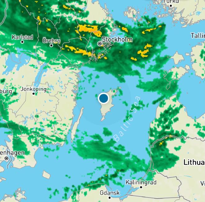 &ldquo;a weather map showing rain ringing the Baltic Sea, but with the centre mostly empty&rdquo;